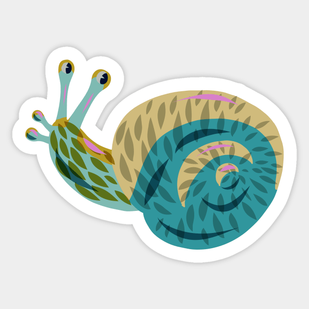 Snail Sticker by Rebelform